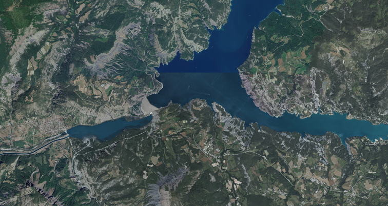 Ortho multi-sources - retouchée - entre le département des Hautes-Alpes et des Alpes-de-Haute-Provence Ortho multi-sources - retouchée - entre le département des Hautes-Alpes et des Alpes-de-Haute-Provence